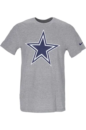 Nike Top, Herre, Grå, S, Bomuld, Dallas Cowboys Logo T-shirt