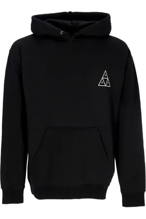 Huf Sweathshirts & Hoodies, Herre, Sort, S, Bomuld, Sort Triple Triangle Hættetrøje Sæt