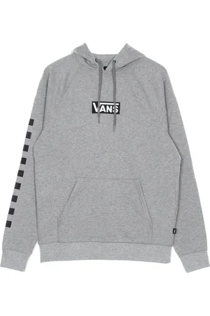 Vans Sweathshirts & Hoodies, Herre, Grå, XS, Bomuld, Rutet Hættetrøje Cement Heather
