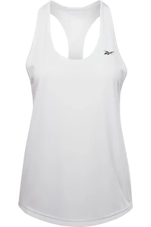 Reebok Top, Dame, Hvid, M, Uld, Mesh Back Trænings T-shirt