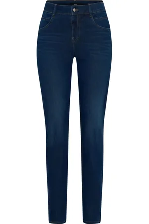 Brax Jeans, Dame, Blå, M, Denim, Blå Denim Jeans Shakira Model
