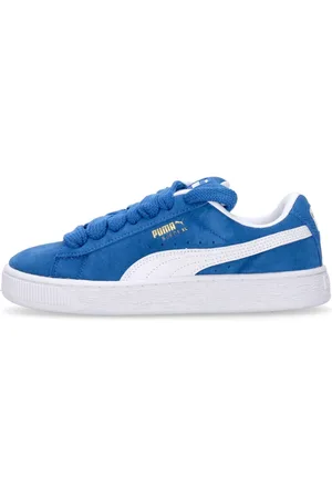 PUMA Sko, Herre, Blå, 42 1/2 EU, Suede, Suede XL Team Lav Sko