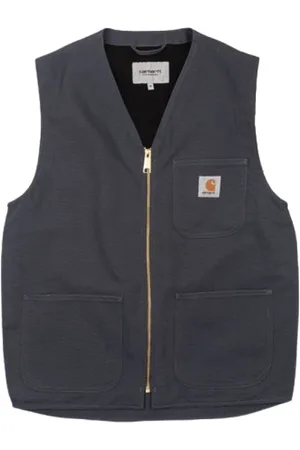 Carhartt Jakke, Herre, Grå, S, Uld, Stilfuld Arbor Vest til Mænd