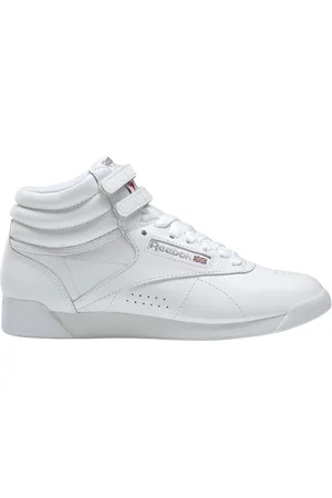 Reebok Sko, Dame, Hvid, 37 1/2 EU, Højtop Sneakers til Sporty Stil