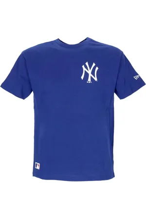New Era Top, Herre, Blå, S, Bomuld, MLB League Essentials Oversized Tee