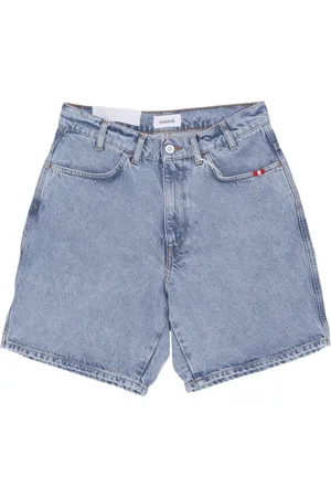 AMISH Shorts, Herre, Blå, W34, Denim, Denim Bermuda Shorts Straight Fit