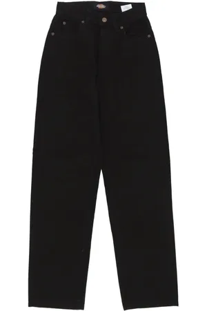 Dickies Jeans, Dame, Sort, W28, Denim, Stærk Denim Wide Leg Jeans