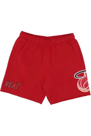 Mitchell & Ness Sport, Herre, Rød, M, Bomuld, Miami Heat Vintage Logo Fleece Shorts