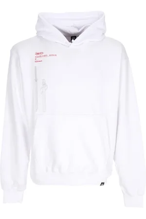 DOLLY NOIRE Sweathshirts & Hoodies, Herre, Hvid, XL, Bomuld, Miyamoto Musashi Letvægts Hoodie Hvid