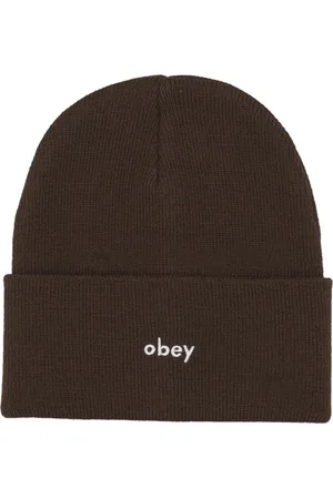 Obey Tilbehør, Herre, Brun, ONE SIZE, Uld, Karma Beanie Hat Java