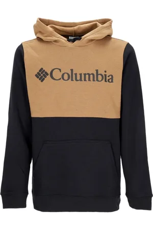 Columbia Sweathshirts & Hoodies, Herre, Flerfarvet, L, Bomuld, Farveblok hættetrøje Sort/delta