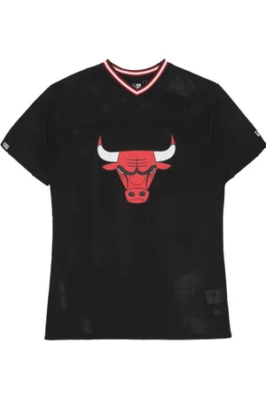 New Era Sport, Herre, Sort, M, Polyester, Chicago Bulls Mesh Kjole Sort/Rød