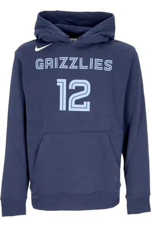 Nike Sweathshirts & Hoodies, Herre, Blå, XL, Bomuld, Ja Morant NBA Club Hoodie