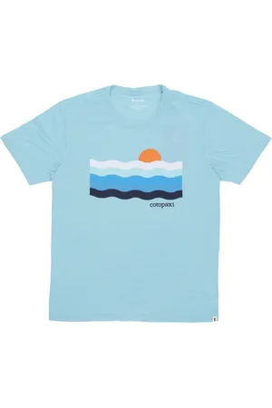 COTOPAXI Top, Herre, Blå, M, Bomuld, Disco Wave Sea Glass T-shirt