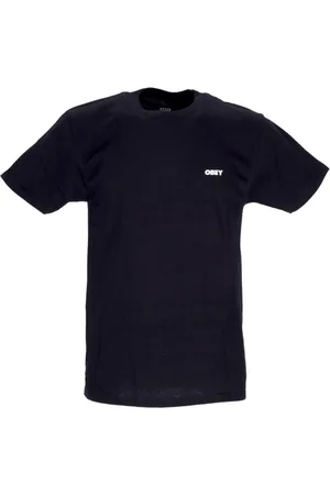 Obey Top, Herre, Sort, S, Bomuld, Klassisk Sort Herre T-shirt