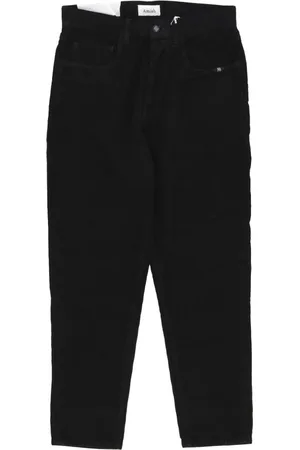 AMISH Bukser, Herre, Sort, W31, Bomuld, Corduroy Mænds Lange Bukser Sort