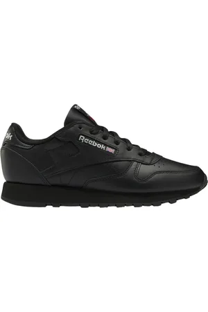 Reebok Sko, Dame, Sort, 38 1/2 EU, Læder, Tidløse Lædersko