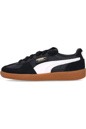PUMA Sko, Herre, Sort, 40 EU, Uld, Palermo Lav Sko Sort/Grå/Gummi