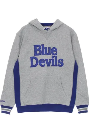 Mitchell & Ness Sweathshirts & Hoodies, Herre, Grå, XL, Bomuld, Duke Blue Devils Hoodie