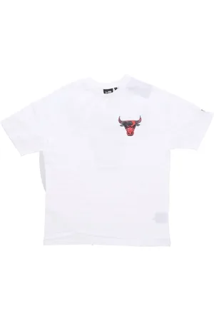 New Era Sport, Herre, Hvid, XL, Bomuld, Chicago Bulls Logo Oversize Tee