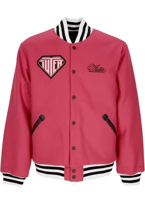 IUTER Jakke, Herre, Lyserød, M, Uld, Varsity Uld College Jakke