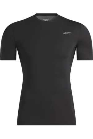 Reebok Top, Dame, Sort, L, Uld, Kompressions T-shirt
