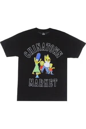 MARKET Top, Herre, Sort, XL, Bomuld, The Simpsons Sort Herre Tee