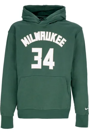 Nike Sweathshirts & Hoodies, Herre, Grøn, L, Bomuld, Giannis Antetokounmpo NBA Fleece Hoodie