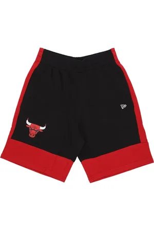 New Era Sport, Herre, Sort, XS, Bomuld, Chicago Bulls Farveblok Shorts
