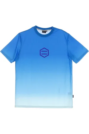 DOLLY NOIRE Top, Herre, Blå, XL, Gradient Logo Blå T-shirt