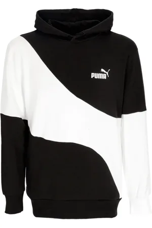 PUMA Sweathshirts & Hoodies, Dame, Sort, L, Bomuld, Power Cat Letvægts Hoodie Sort