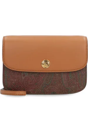 Etro Taske, Dame, Brun, ONE SIZE, Bomuld, Paisley Print Crossbody Taske
