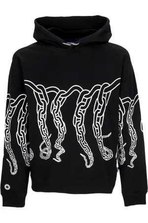Octopus Sweathshirts & Hoodies, Herre, Sort, S, Bomuld, Sort Letvægts Hættetrøje Kæde Hættetrøje