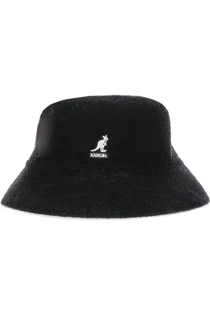 Kangol Tilbehør, Herre, Sort, S, Nylon, Sort Bermuda Bucket Fiskerhat