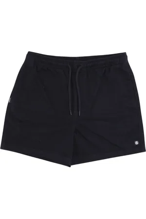Element Shorts, Herre, Sort, XS, Bomuld, Sort Twill Herre Shorts med Lommer