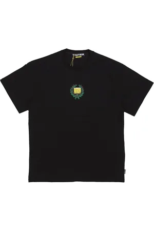 IUTER Top, Herre, Sort, M, Bomuld, Sort No War Tee Kortærmet