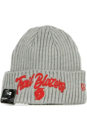 New Era Tilbehør, unisex, Grå, ONE SIZE, Uld, Portland Trail Blazers Strik Hue