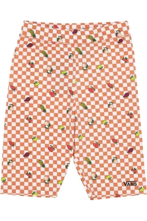 Vans Sport, Dame, Flerfarvet, M, Bomuld, Flying V Print Cykelshorts
