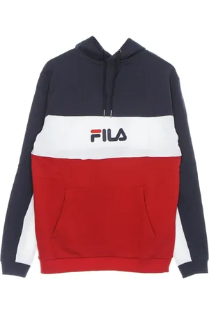 Fila Sweathshirts & Hoodies, Herre, Flerfarvet, XS, Bomuld, Farveblok Hættetrøje