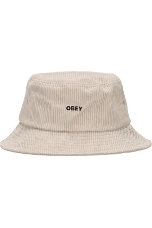 Obey Tilbehør, Herre, , ONE SIZE, Bomuld, Fed Cord Bucket Hat Ubleget