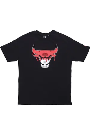 New Era Sport, Herre, Sort, XL, Bomuld, Chicago Bulls Logo Tee Sort/Rød