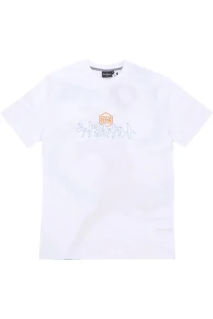 DOLLY NOIRE Top, Herre, Hvid, S, Bomuld, Naruto Rasengan Tee Hvid T-shirt