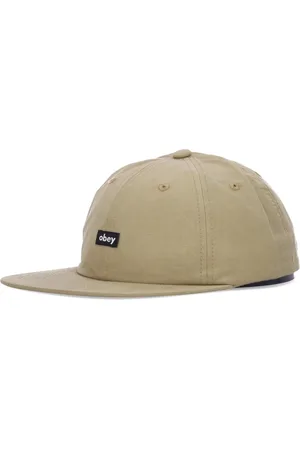 Obey Tilbehør, Herre, , ONE SIZE, Bomuld, Bronze 6 Panel Strapback Flad Skyggehue