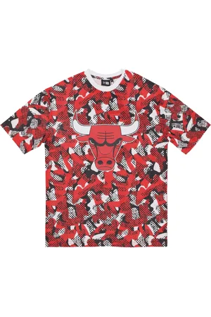 New Era Sport, Herre, Flerfarvet, XL, Polyester, Chicago Bulls Mesh Oversize Tee