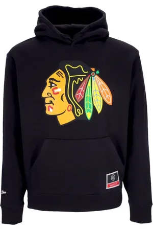 Mitchell & Ness Sweathshirts & Hoodies, Herre, Sort, L, Bomuld, NHL Team Logo Hoodie Sort