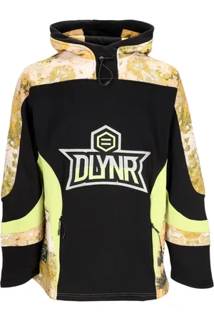 DOLLY NOIRE Sweathshirts & Hoodies, Herre, Flerfarvet, XL, Bomuld, Kemisk Hockey Hoodie med Gedepatch