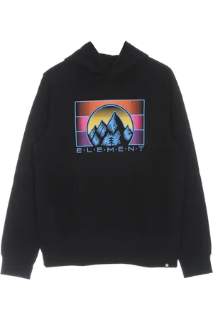 Element Sweathshirts & Hoodies, Herre, Sort, XS, Bomuld, Hættetrøje Palazzo Hood Flint Sort