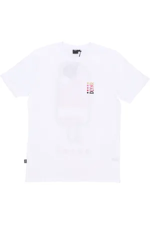 DOLLY NOIRE Top, Herre, Hvid, XL, Bomuld, Jordbærmønster Herre T-shirt Hvid