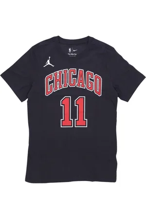 Jordan Top, Herre, Sort, 2XL, Bomuld, Chicago Bulls Statement Tee No 11