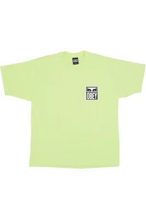 Obey Top, Herre, Grøn, XL, Bomuld, Ikonisk Celery Juice Herre T-shirt